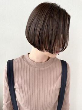 ヘアーアンドスパ フェリーチェ ミチ 野田屋町店(HAIR&SPA felice MICHI) ぱつっと前下がりボブ