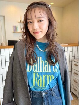 【あなたらしく、可愛く、綺麗に。】髪に動きと柔らかさを加え、ダメージレスで美しい仕上がりが叶う！