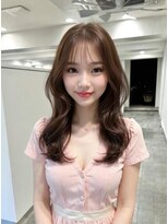 ブロウ ネックス ザ サロン 表参道(VLOW nex the salon)&nbsp;【vlow表参道】韓国くびれミディ センターパート　長屋