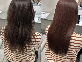 ニュイ 茨木店(nui +)の写真/【口コミ多数！技術×最新成分】髪質改善特化サロンの本気の髪質改善トリートメント。