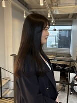 ヌープヘアーアイス(NUUP.hair ici)&nbsp;美髪ストレート×髪質改善◎艶髪ロング20代30代アッシュ