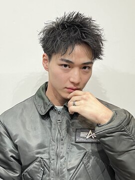 シャインセカンド 大宮(SHINE Second) MEN’S HAIR/波巻きツイストスパイラル/リバースセンターパート