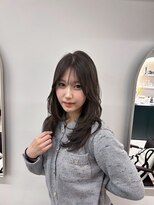 ナンバー アンフィール 渋谷(N° anfeel)&nbsp;レイヤーカット×オリーブグレージュ