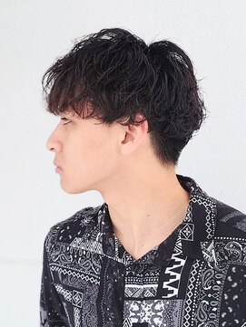 ドリームキャッチャー(Dream Catcher) ルーズ波巻きスパイラルシャドウメンズパーマ