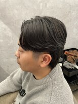 ネウィ 宮崎店(newi)&nbsp;大人センターパートニュアンスパーマナチュラル束感清潔感ヘア