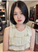 フレンチボブ×艶カラーで叶える上品ヘア