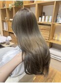 オリーブベージュ ブリーチなし ミルクティーベージュ HR-241
