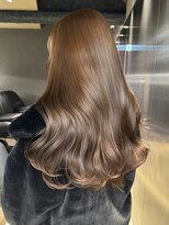 ペレ 原宿(PELE)&nbsp;ダークパープルナチュラルショート夏のヘアアレンジ原宿