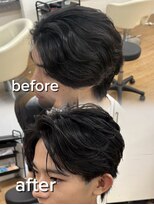 become men's hair 名駅EAST【10月3日 NEW OPEN(予定)】&nbsp;メンズカット／フェザーパーマ／曲がる縮毛矯正