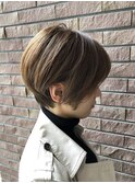 30代40代50代『白髪ぼかしショートボブ』Ash大泉学園店