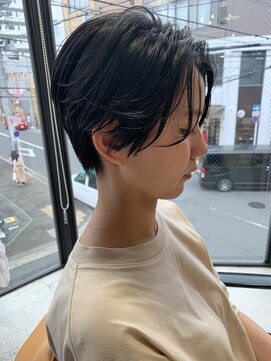 ヘアー アイス ルーチェ(HAIR ICI LUCE) 担当西田 ハンサムショート センターパート 前下がり