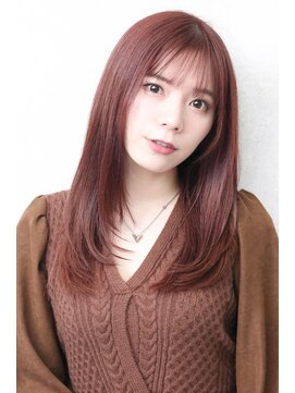 シトロン ブラン(CITRON blanc) 大人ガーリー　内巻きロング　シースルーバング