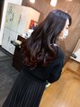 ヘアルーム クオーレ(hair room Cuore)&nbsp;バレイアージュ毛先にピンクをON
