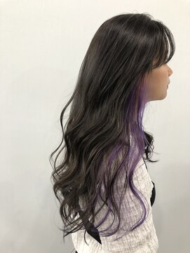 モダンメイド 四条烏丸(modern made) オシャレ女子×インナーパープル【エアリーロング】