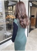 20代30代40代大人可愛いハイライトブラウンベージュアッシュ