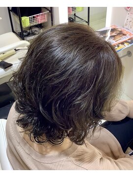 美容室 髪人形 ミディアム