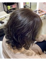 美容室 髪人形 ミディアム