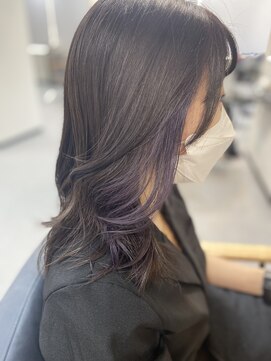 リュクレア(Luclea) インナーカラー☆ディープパープル