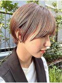 顔まわりかわいいショート 岩井スタイル