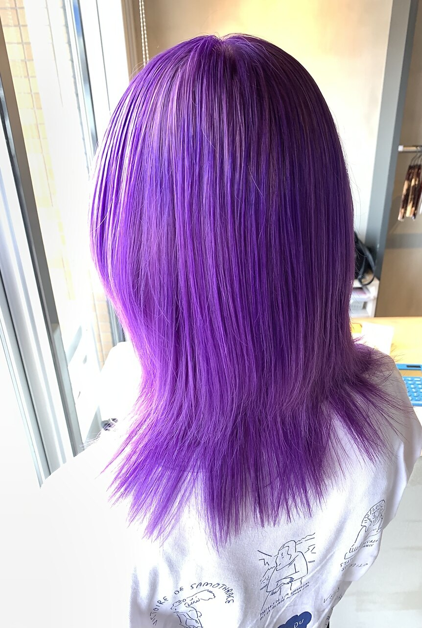 派手髪ビビットカラー・ラベンダー・紫【豊見城・南風原・糸満