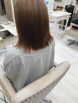 ヘアメイクゼロ 坂戸駅前店(hairmake zero)&nbsp;最上級ゼフィラム酸性ストレート/ニュアンスカラー/アースカラー