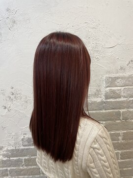 アムプリエ(Ame briller) 20代30代ピンクカラー暖色カラーブリーチなしダブルカラー