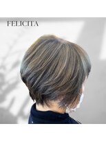 フェリシータ リコルソ(FELICITA RicorsO)&nbsp;【FELICITA】白髪ぼかしショート《木村》