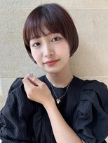 ショート/小顔ショート/ショートボブ/顔周りカット/銀座一丁目