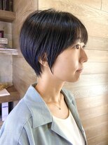 トレヘアー(tRe hair) 斜めバングショートヘア 年齢問わず人気スタイル!