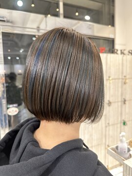 インパークス 西新井店(INPARKS) 前下がりボブ/ダークベージュ/ブルーライト