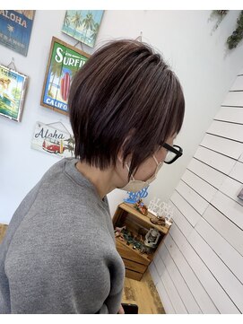 ラニハナクドウ(lanihana.kudo) +＊～大人世代スタイル【白髪ぼかしハイライト】～＊+