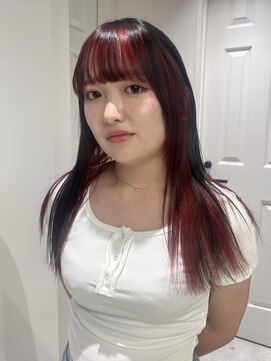 ゼスト 八王子店(ZEST) ワインレッド/インナーカラー【佐々木麻衣】