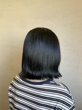 ココカラヘアー ニコ(cococara hair nico) ブルーブラック/外ハネ/お手入れ楽ちん