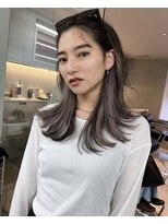 サイン 渋谷(SIGN) ザクザクレイヤーカット巻き方簡単ミディアムロング韓国表参道