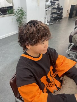 アオ(AO。) ウルフパーマ/メンズウルフ/ショートウルフ