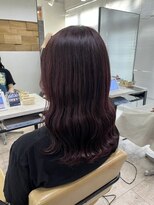 アジールヘア 所沢プロペ通り店(agir hair)&nbsp;ピンクブラウン小顔レイヤーワンレンカットケアブリーチ所沢韓国