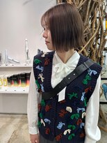 ソーソー(SoSo)&nbsp;《SoSo》ミニボブスタイル×ミルクティーベージュ