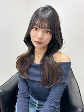 クレム 博多駅店(ChLem) 顔まわりレイヤー 艶カラー 暗髪 韓国風 髪質改善 福岡美容室