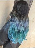 ブルーグラデーション