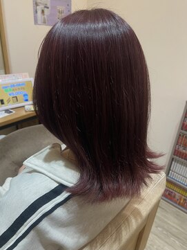 フォーカス 柏店(FOCUS) ブリーチなしボルドー