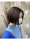 (((蜃気楼)))収まりの良いミニボブ