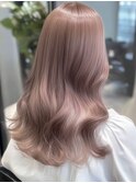 ミルクティーピンク ヨシンモリ ケアブリーチ