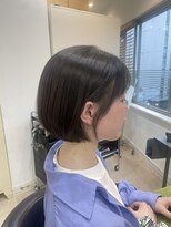 弱酸性ストレートで自然なボブ