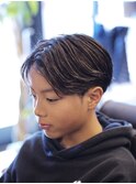 ナチュラルセンターパートキッズモテ髪おしゃれキッズ10代20代