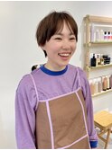 女の子っぽいカジュアルショート☆担当ニキ