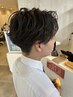 【メンズ限定】メンズカット+フェザーパーマ ￥12900 ［桑名/メンズパーマ］