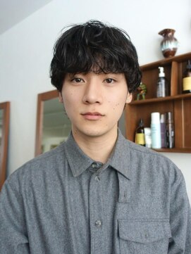 ポール(pole) メンズマッシユシャドウパーマ