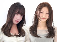【ヘアカラーした髪をより綺麗に魅せる】カット+ケアカラー+リペアブースターTR_￥6600 [韓国ヘア/髪質改善]