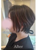前下がりショートボブ