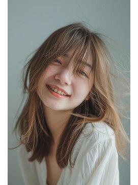 ルル(Lulu) マロンベージュレイヤーミディアム